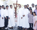 Mangaluru: Pilgrimage of NYC Cross ceremoniously handed over to South Deanery